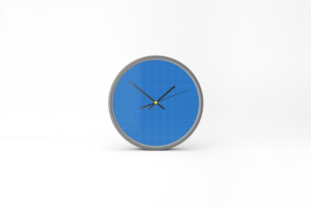 Mockup sencillo de reloj de pared