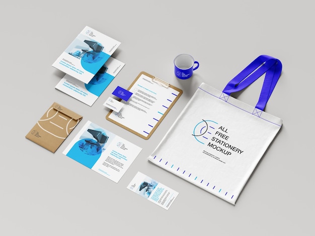 Mockup-Set für Branding und Corporate Identity