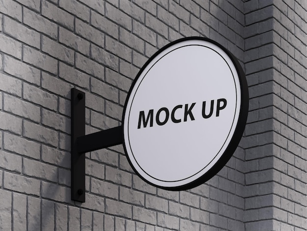 Mockup Signboard Mockup Signage Mockup Office Sign Mockup Mockup Gratuito Mockup Descargar Signyard