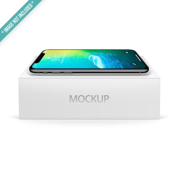 Mockup de smartphone en mesa