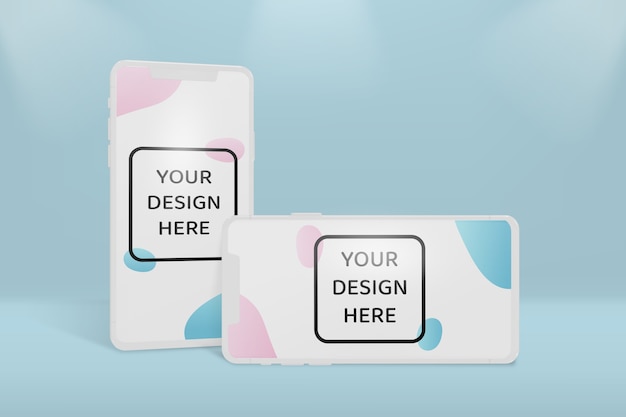 Mockup de smartphone moderno