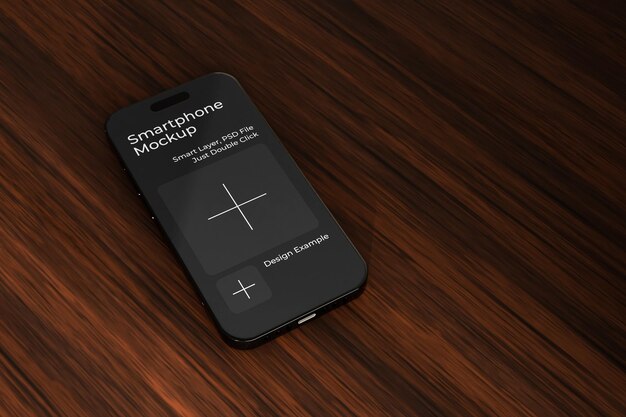 PSD mockup de smartphone