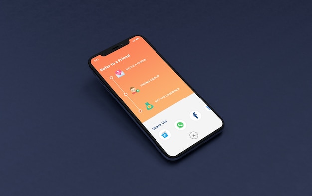 PSD mockup de smartphone