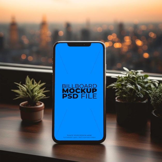 PSD mockup de smartphone