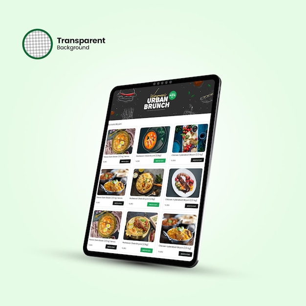 Mockup de software POS versátil para las empresas