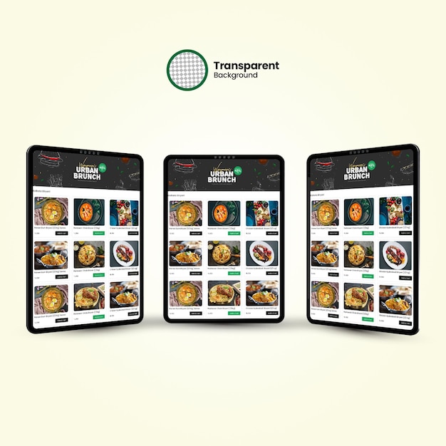 Mockup de software POS versátil para las empresas
