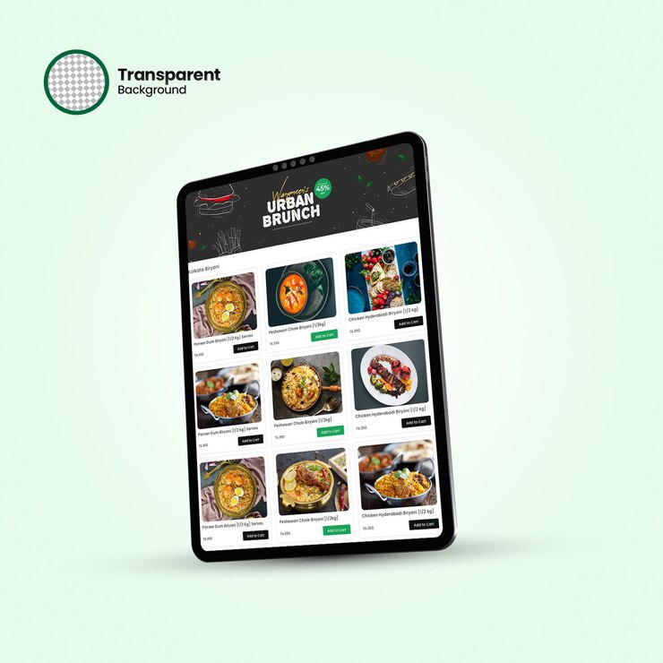 PSD mockup de software pos versátil para las empresas