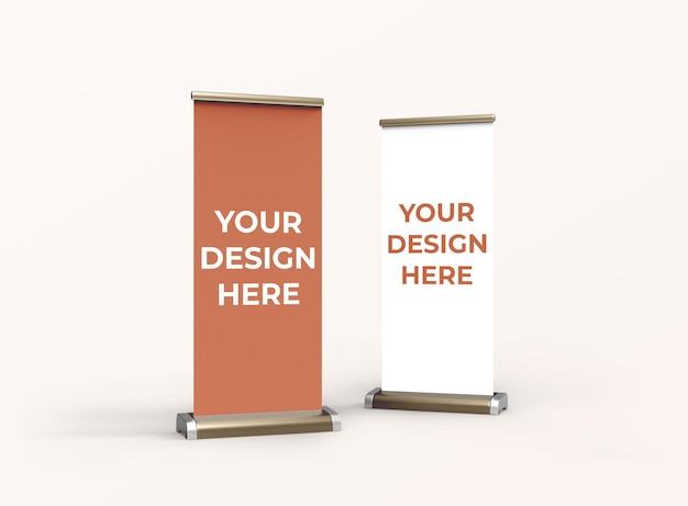 PSD mockup standee em psd