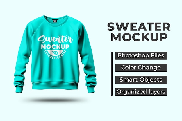 Mockup del suéter del PSD