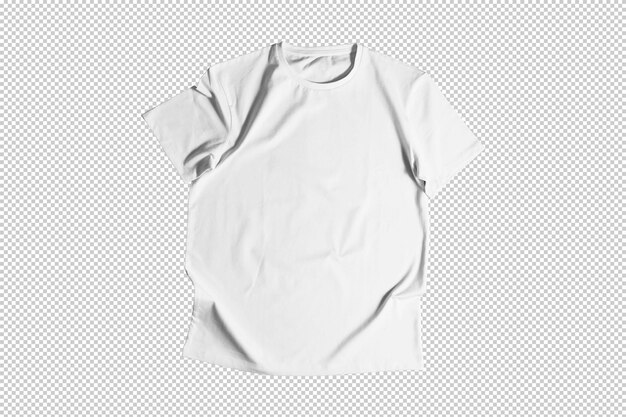 PSD mockup de t-shirt blanc avec un fond d'espace gris