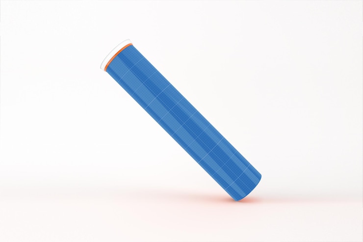 PSD mockup tabung vitamin