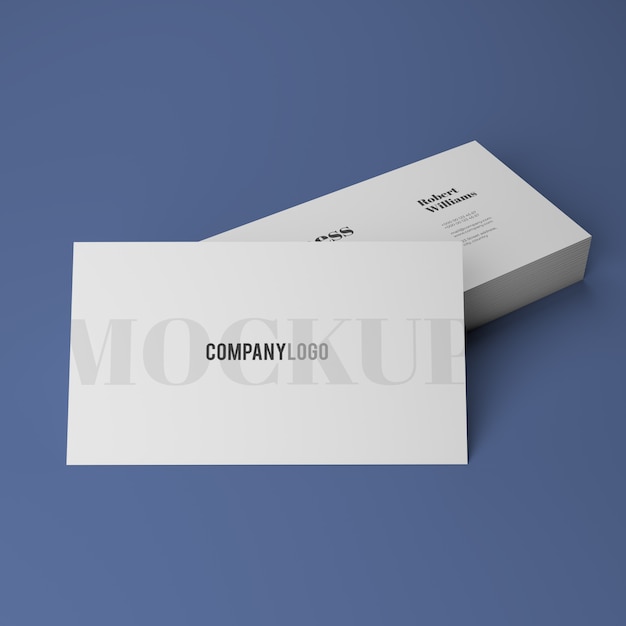 Mockup de tarjeta de visita Premium para PSD