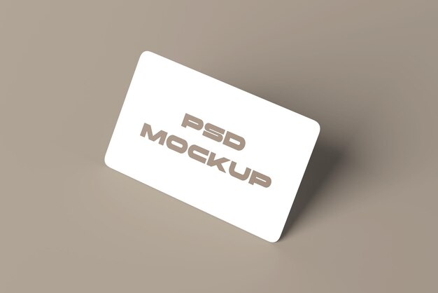 Mockup de la tarjeta de visita de psd