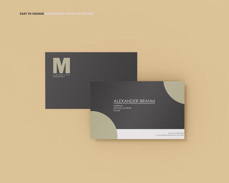 MOCKUP DE TARJETA DE VISITA