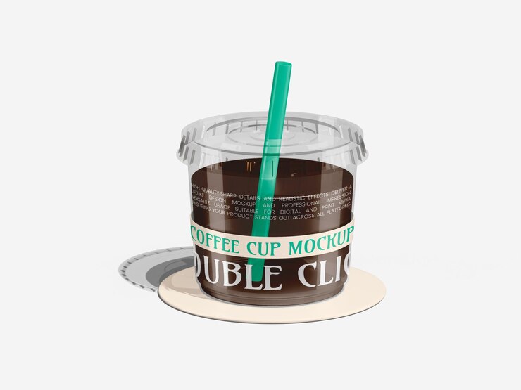 Mockup de taza de café claro