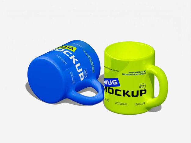 Mockup de las tazas