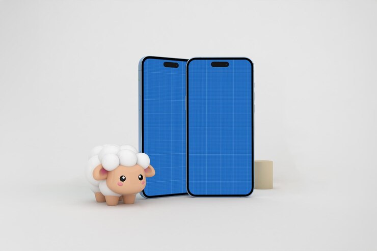 Mockup del teléfono Adha 16 Pro Max