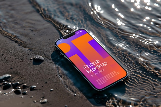 Mockup de teléfono inteligente de alta calidad del dispositivo Apple