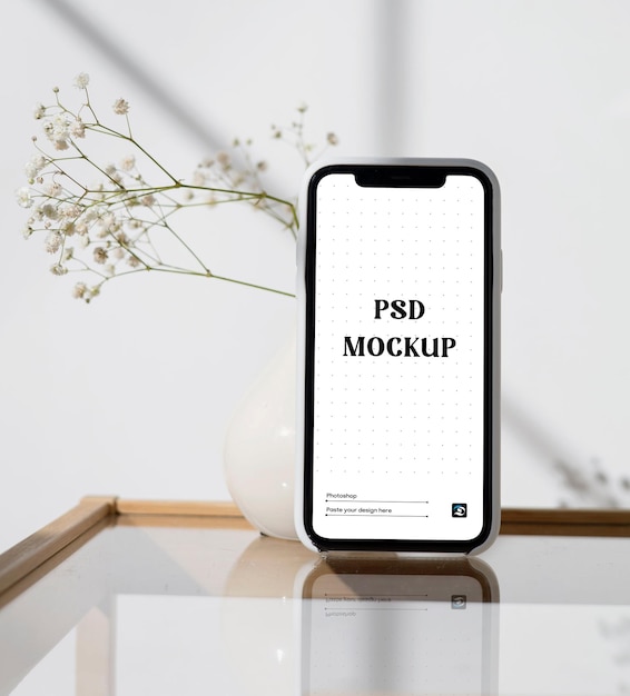Mockup de teléfono inteligente PSD