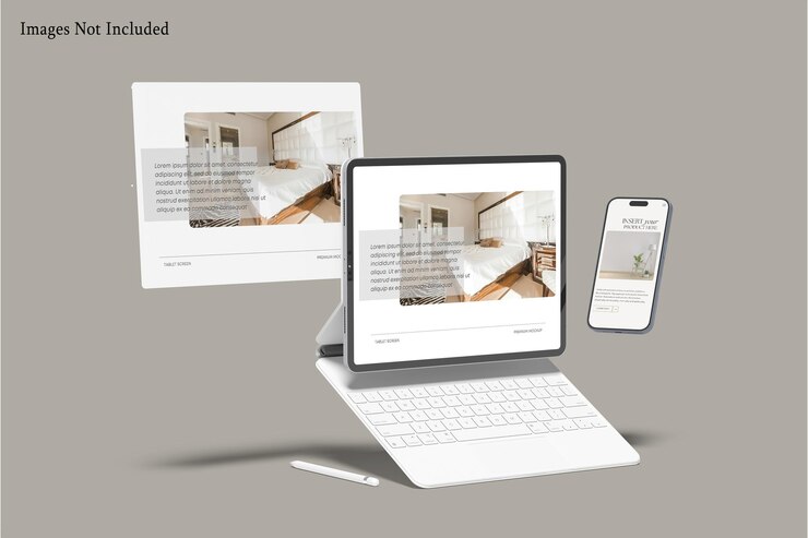 PSD mockup para teléfonos y tabletas