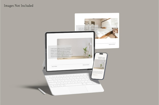 Mockup para teléfonos y tabletas