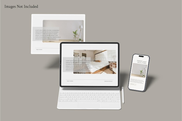 Mockup para teléfonos y tabletas
