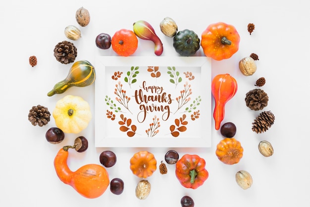 Mockup de thanksgiving