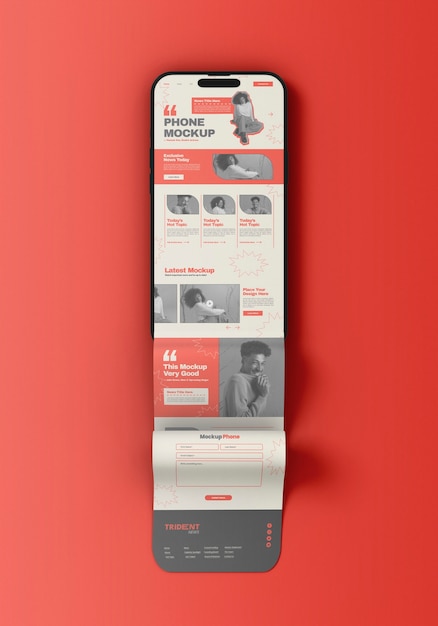 Mockup tiket elektronik online