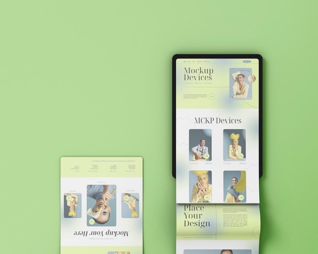 Mockup tiket elektronik online