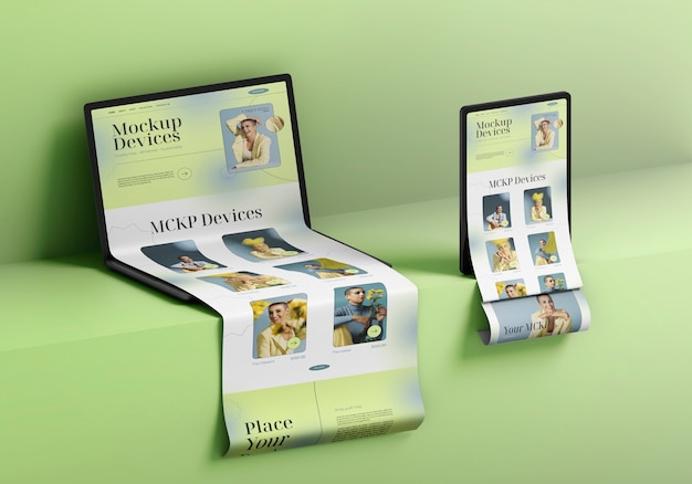 Mockup tiket elektronik online
