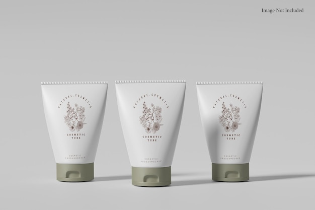 Mockup tubo di crema