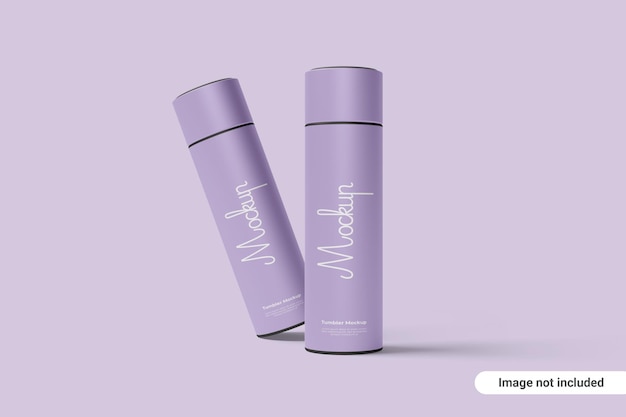 Mockup de Tumbler Minimalista (en inglés)
