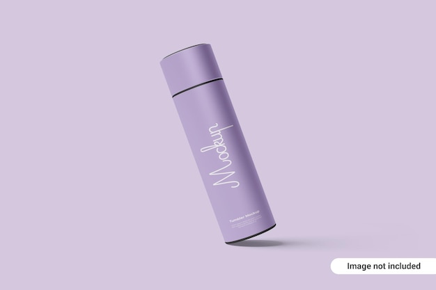 Mockup de Tumbler Minimalista (en inglés)