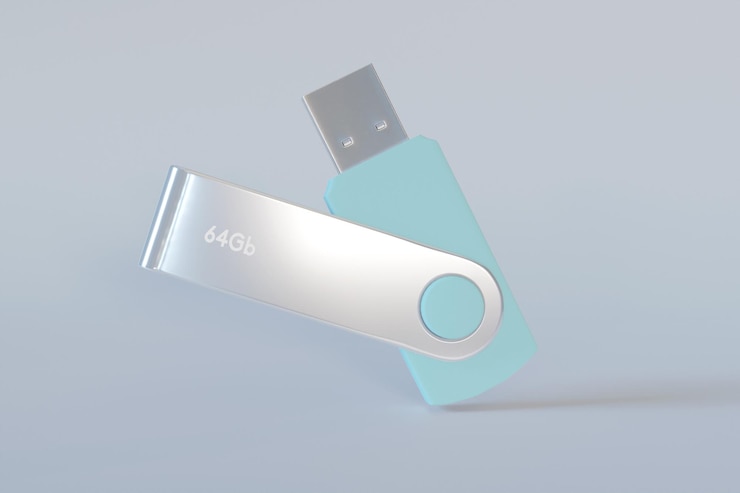 PSD mockup de la usb