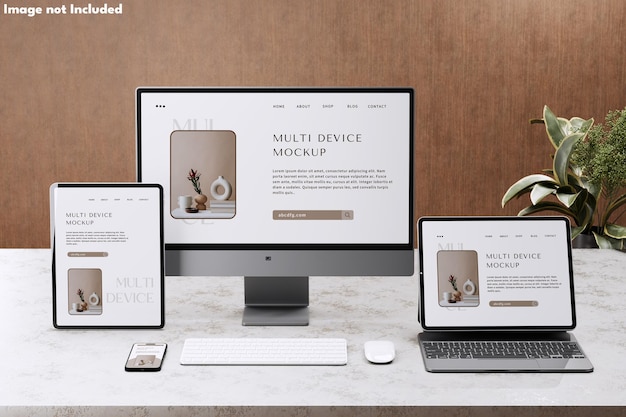 Mockup para varios dispositivos
