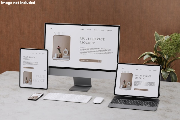 Mockup para varios dispositivos