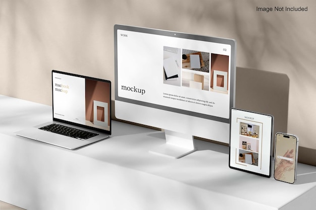 Mockup para varios dispositivos