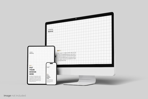 PSD mockup para varios dispositivos