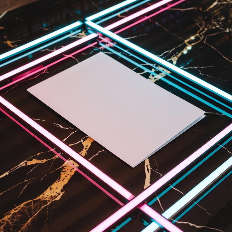 Mockup de volante A4 de alta calidad para la marca creativa