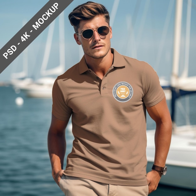 PSD mockup von psd-polo-hemd