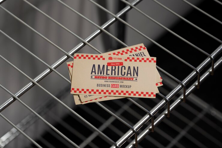 Mockup von Take-away-Lebensmitteln.