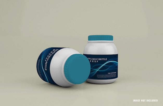 Mockup-Vorlage für Containerpakete ergänzen