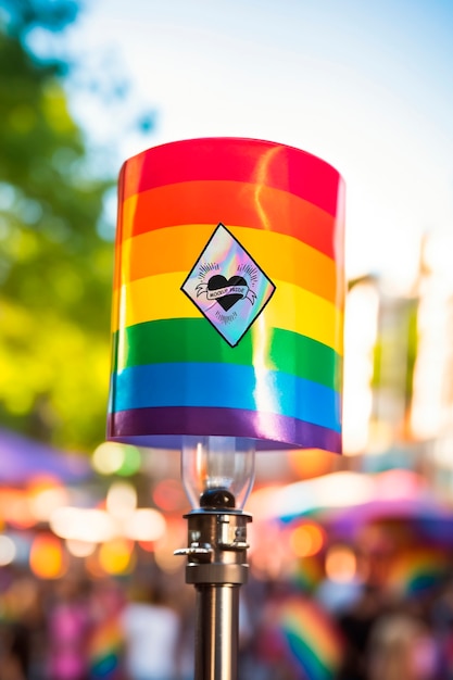 PSD mockup zur feier des pride-tages