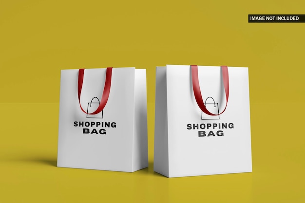 Mockups de bolsas de compras