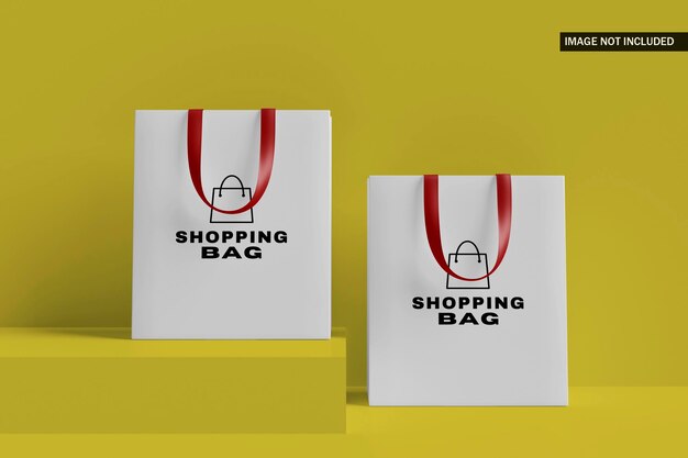 PSD mockups de bolsas de compras