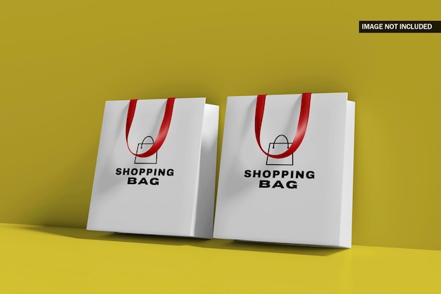 Mockups de bolsas de compras