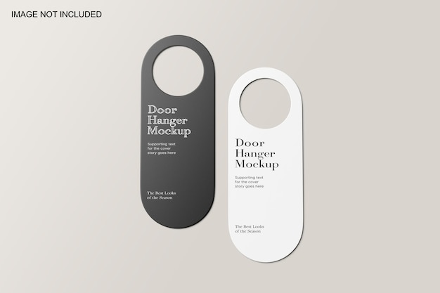 Mockups für Türhänger