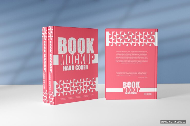 Mockups de libros PSD objeto inteligente completamente editable con sombra