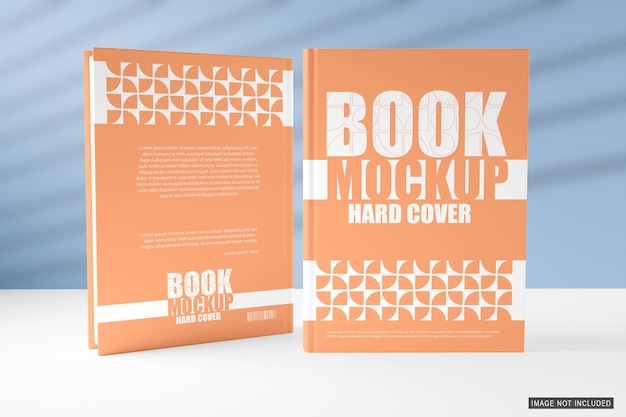 Mockups de libros PSD objeto inteligente completamente editable con sombra