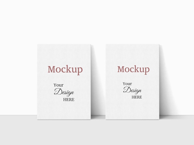 PSD mockups de lienzo de soporte múltiple mockups del lienzo psd